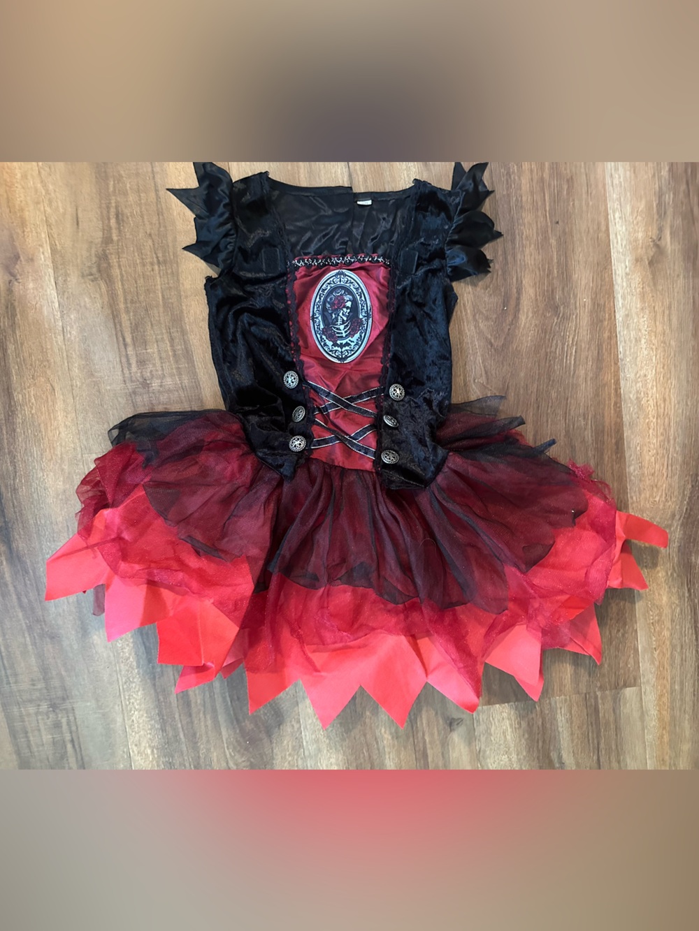 Kids M Skeleton Princess Dress